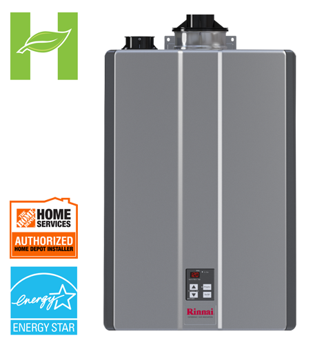Rinnai Super High Efficiency Plus Tankless Water Heater RU180iN
